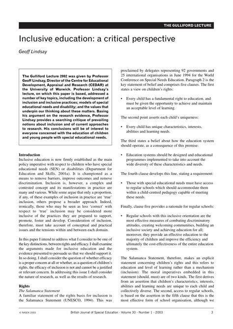 (PDF) THE CRITICAL PERSPECTIVES OF THE EDUCATIONAL .